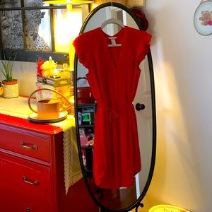 H&M knee-length RED dress size 8 US